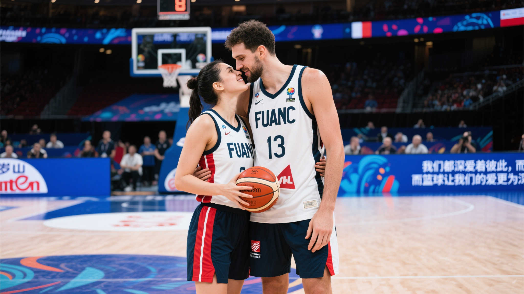 这次大胆披露，她表示："我们都深爱着彼此，而篮球让